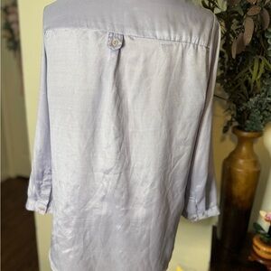 Charlotte Russe Elegant Silver Blouse